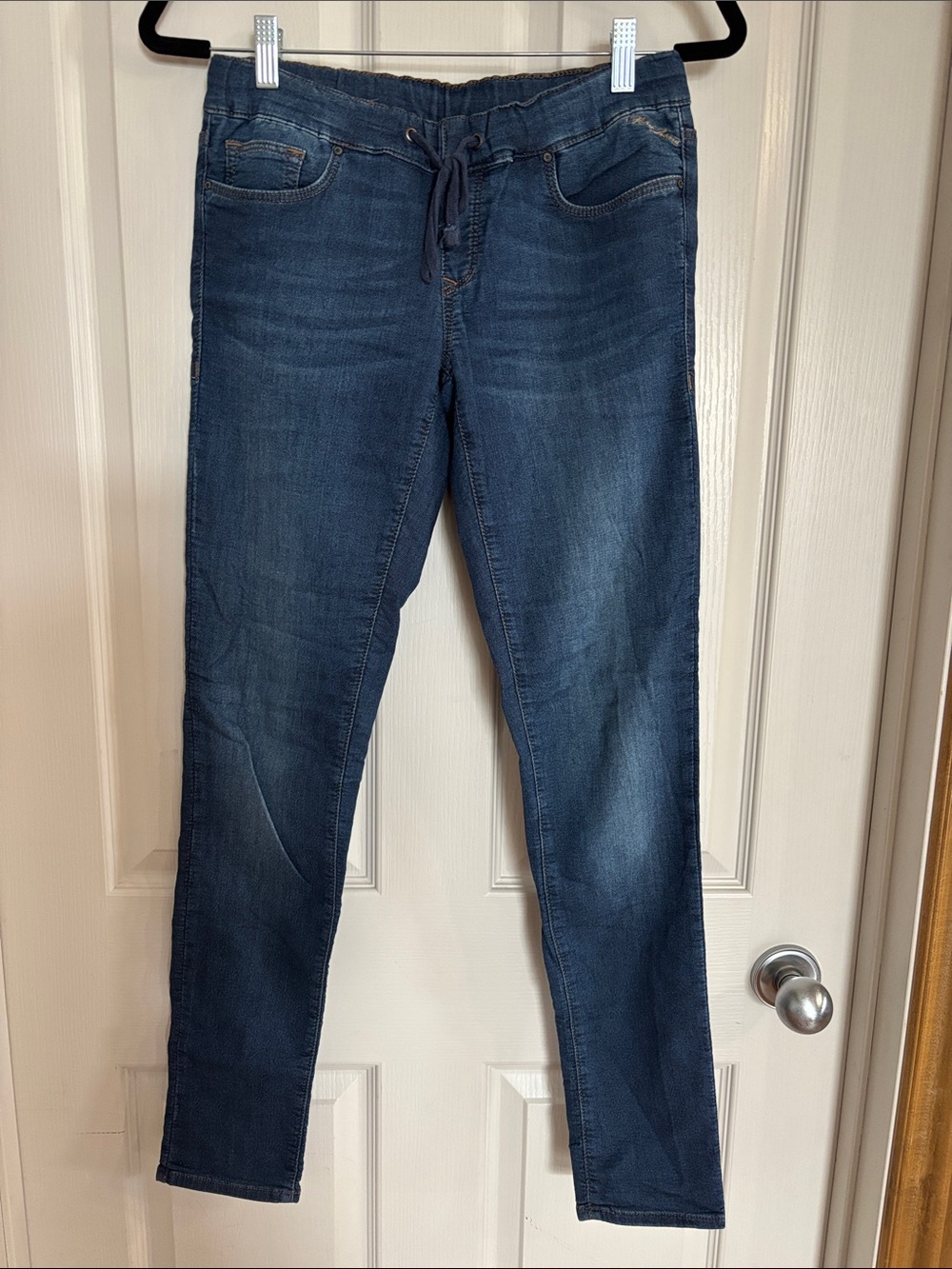 Mavi Navy Blue Drawstring Jeggings